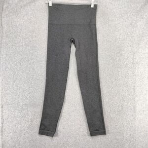Spanx Ankle Leggings Wmns M Compression Gray High Rise Wide Band Yoga Running